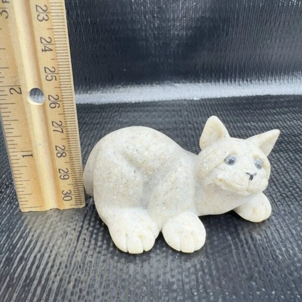 Vintage Quarry Critters Cameron Cat Figurine 2000 by Second Nature Design Figure